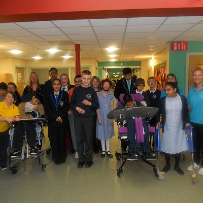 Our special guests today - Witton Park High School.