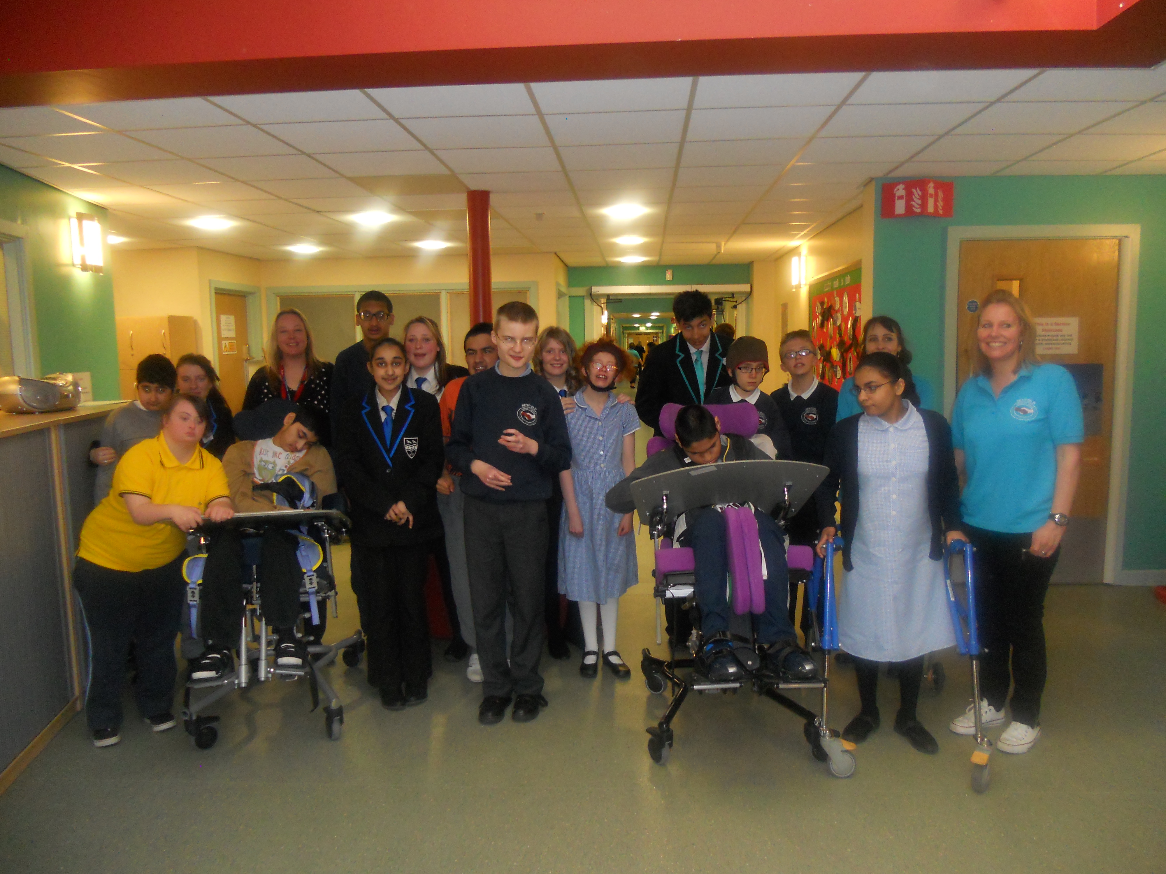 Our special guests today - Witton Park High School.