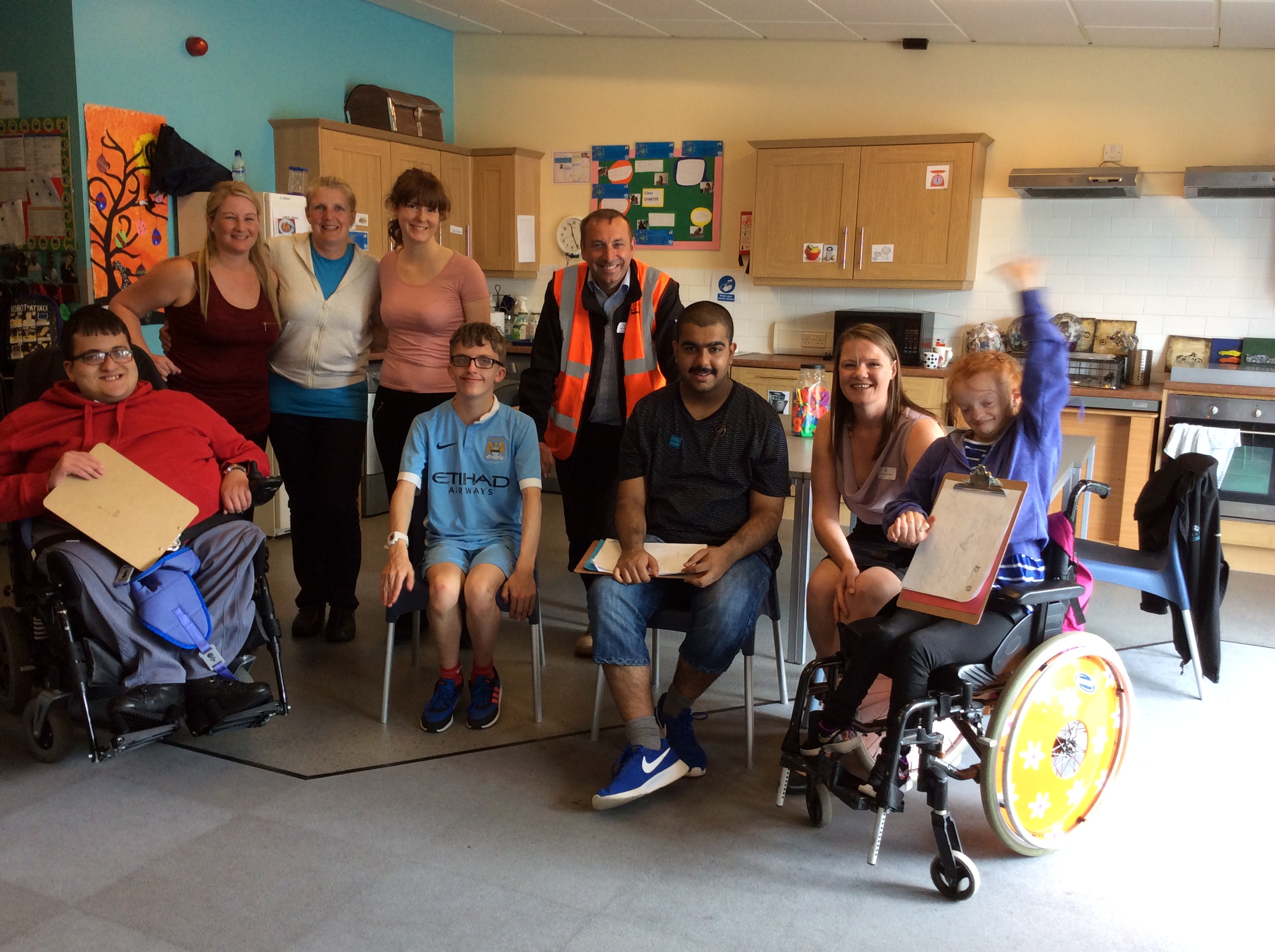 Visit from the Builders