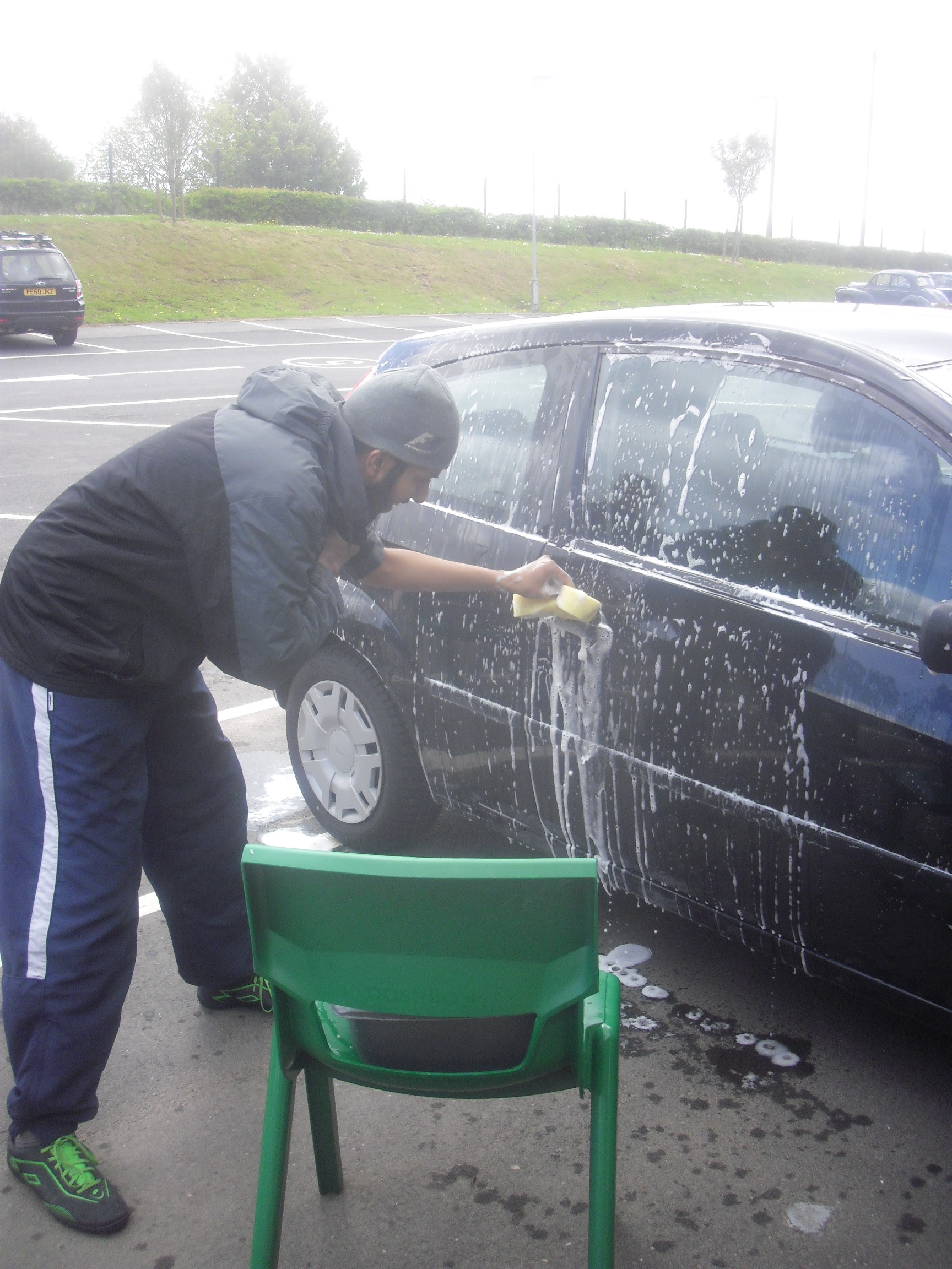 Car Washing in the Sun!