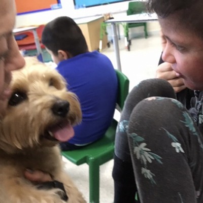 Baxter’s First Visit of the Academic Year!