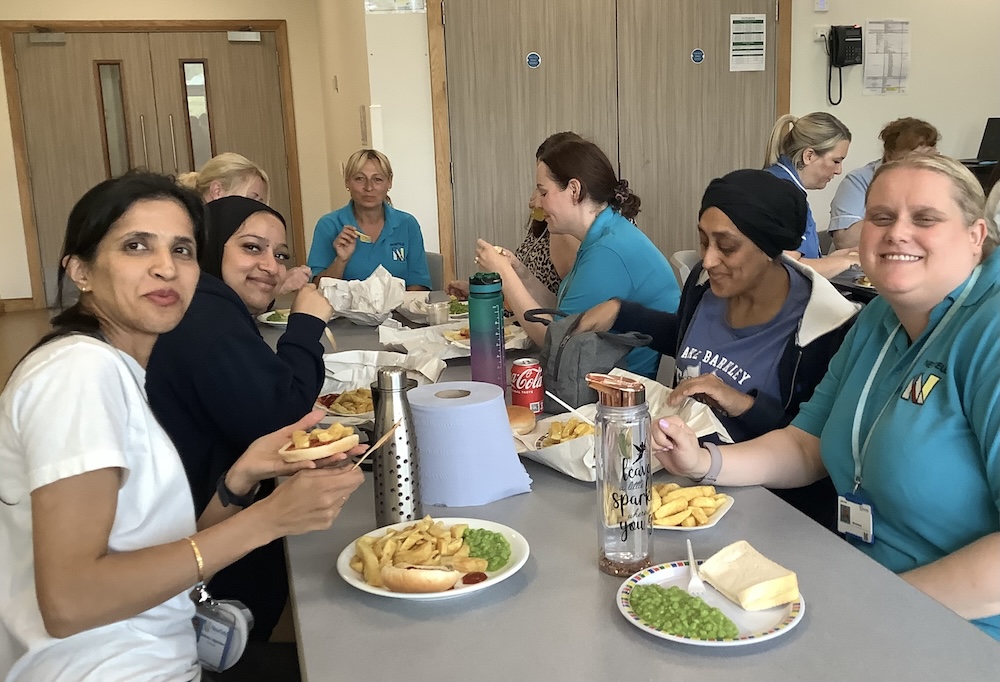 Staff Wellbeing Chippy Lunch