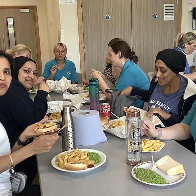 Staff Wellbeing Chippy Lunch