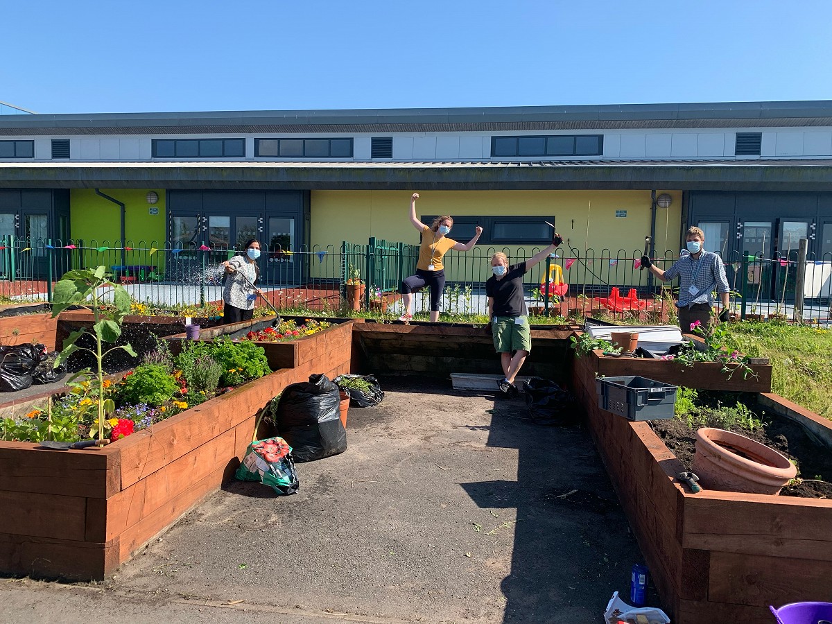 Sensory Garden - Staff Green Fingers!