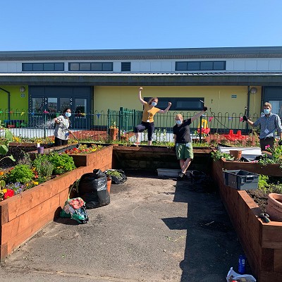 Sensory Garden - Staff Green Fingers!