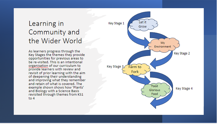 learning in the community and wider world