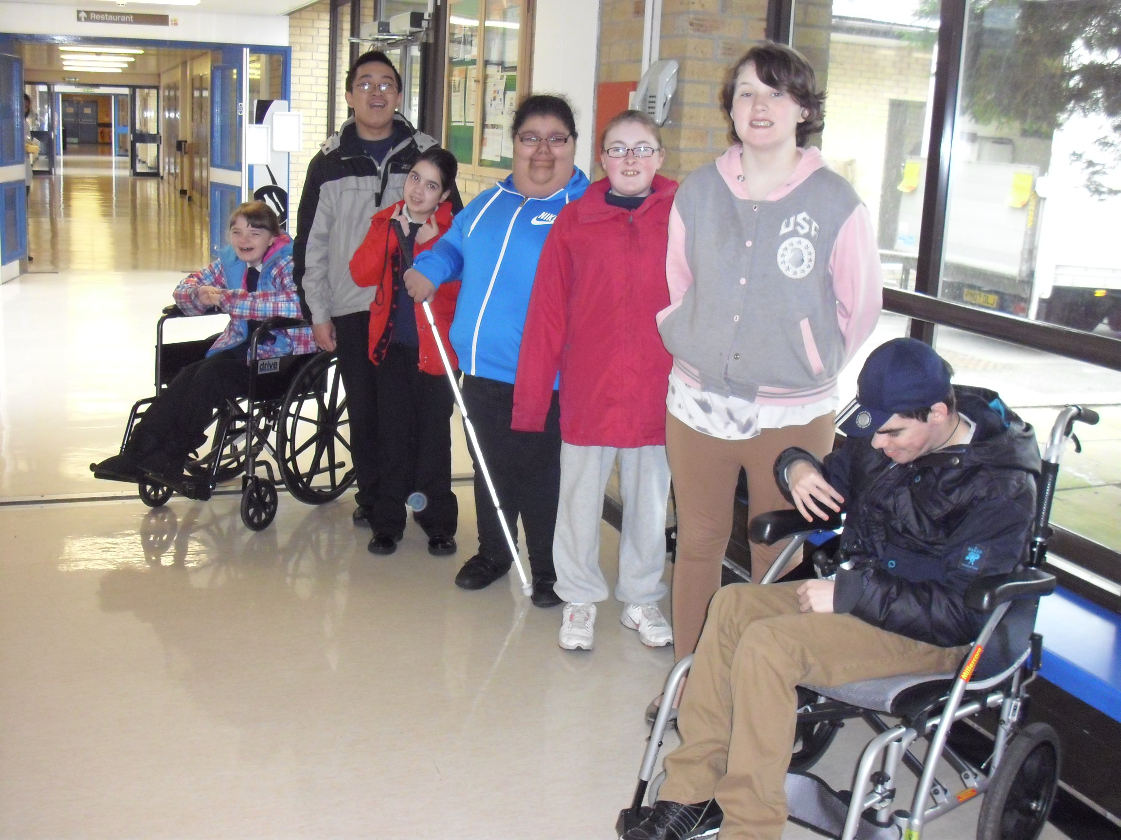Interviewing staff in a hospital