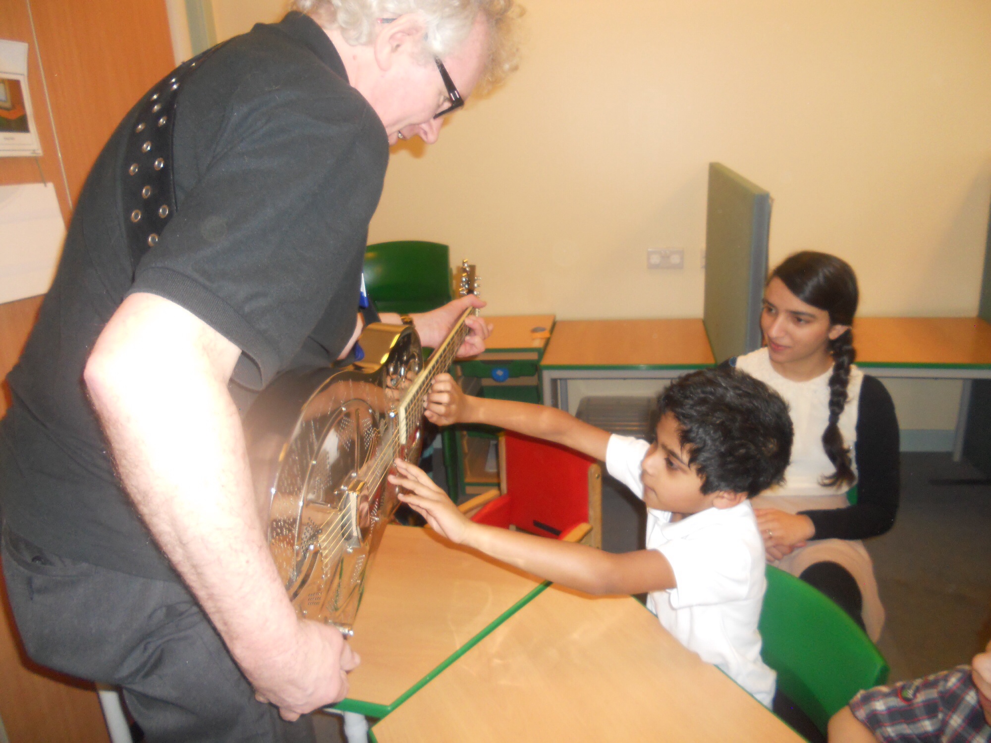 Music Man's Christmas Visit