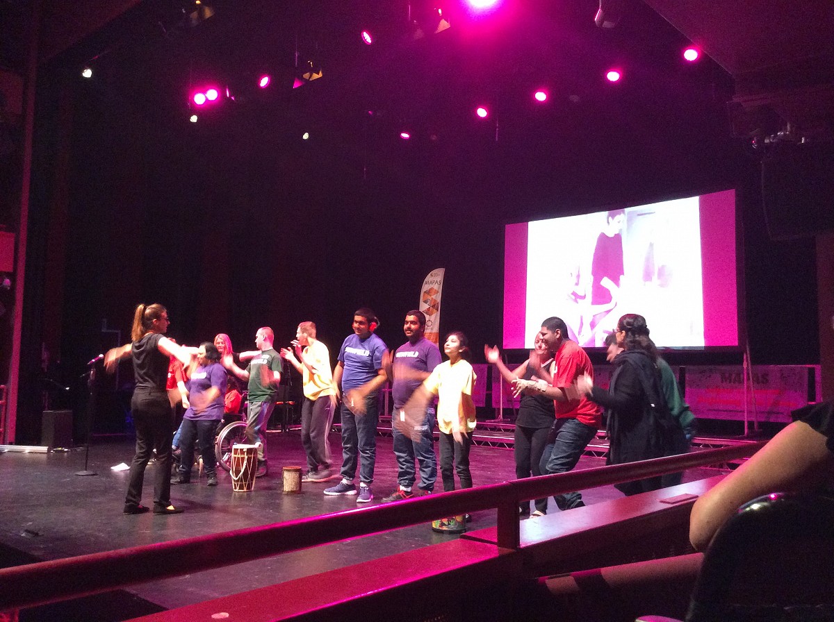 Performing at The Lowry 2019