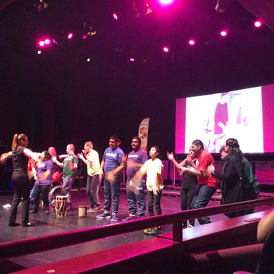 Performing at The Lowry 2019