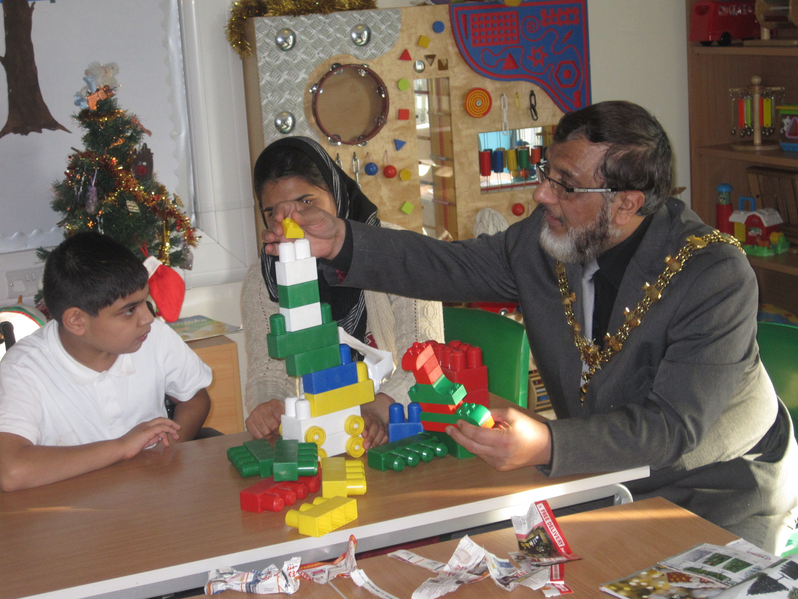 Mayor's Christmas visit