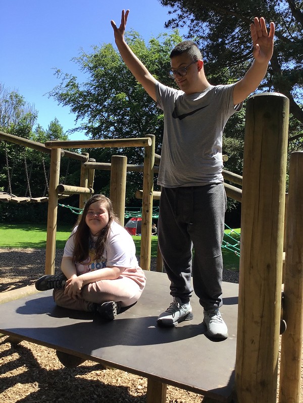 Children on playground