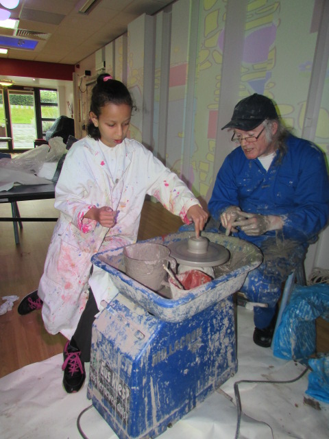 Arts Week Day 3 - Potter's Wheel