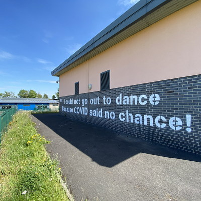 COVID Reflections Poem - Installation