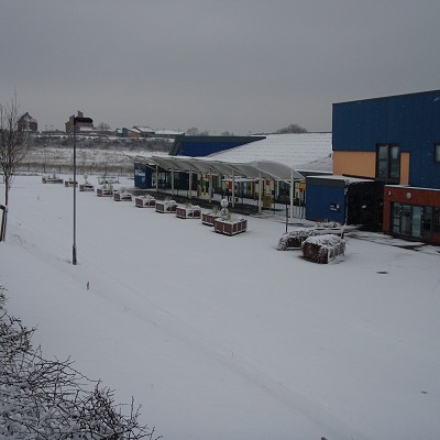 Wintery weather hits Newfield